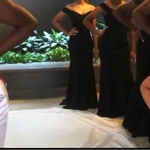 Black formal dress. By “Cinderella Divine”. Worn once